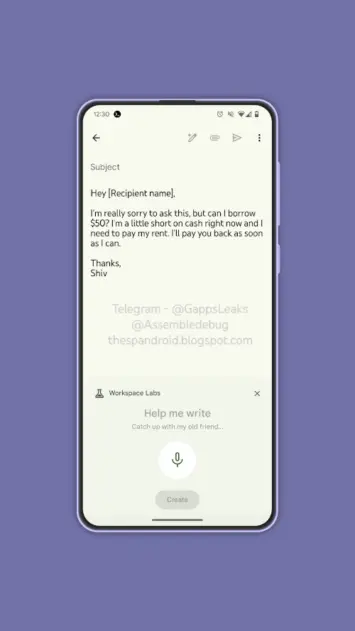 Gmail Palīdziet man uzrakstīt balss rakstīšanu (2)