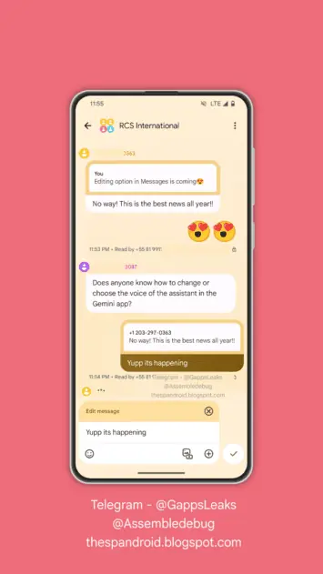 ziņojumu rediģēšana 2