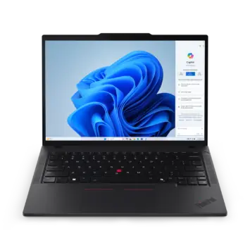 01 ThinkPad T14 5 Eclipse Black Intel priekšējais atvērtais displejs JD