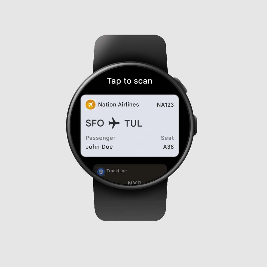 Google Wallet Wear OS kartes