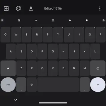 Gboard sīkais teksts 1