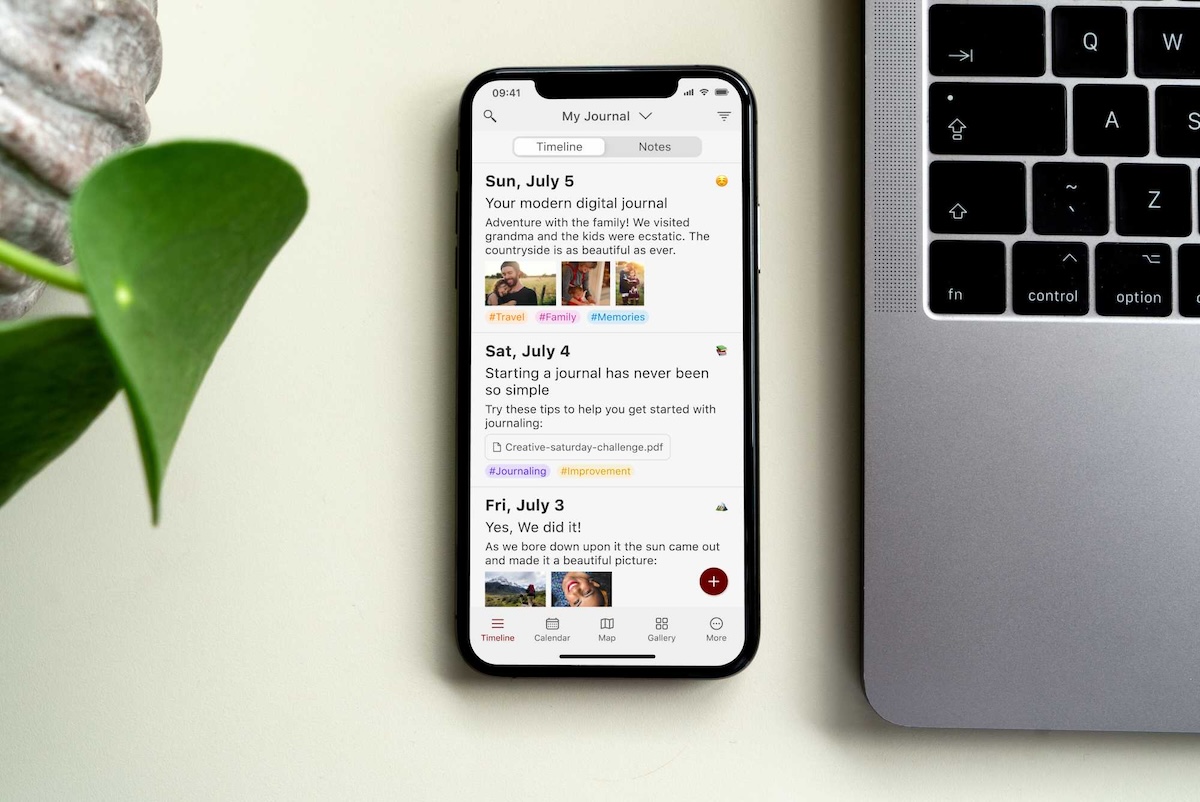 Dienasgrāmata, jauna iPhone lietotne pateicības praktizēšanai