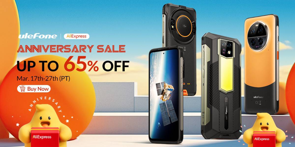 Featured image for Ulefone joins AliExpress Anniversary Sale with massive discounts