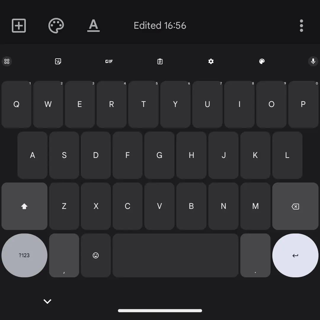 Gboard sīkais teksts 1