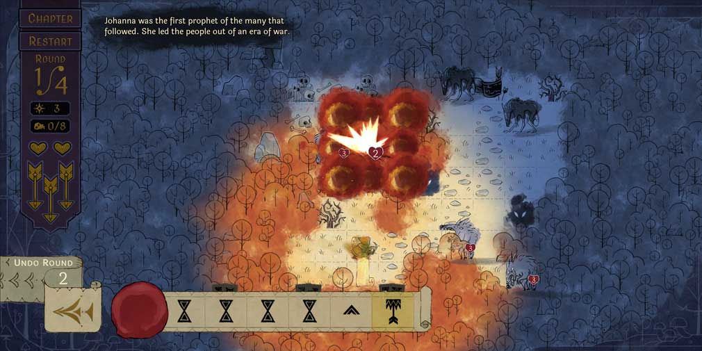 kaukšanas spēles ekrānuzņēmums