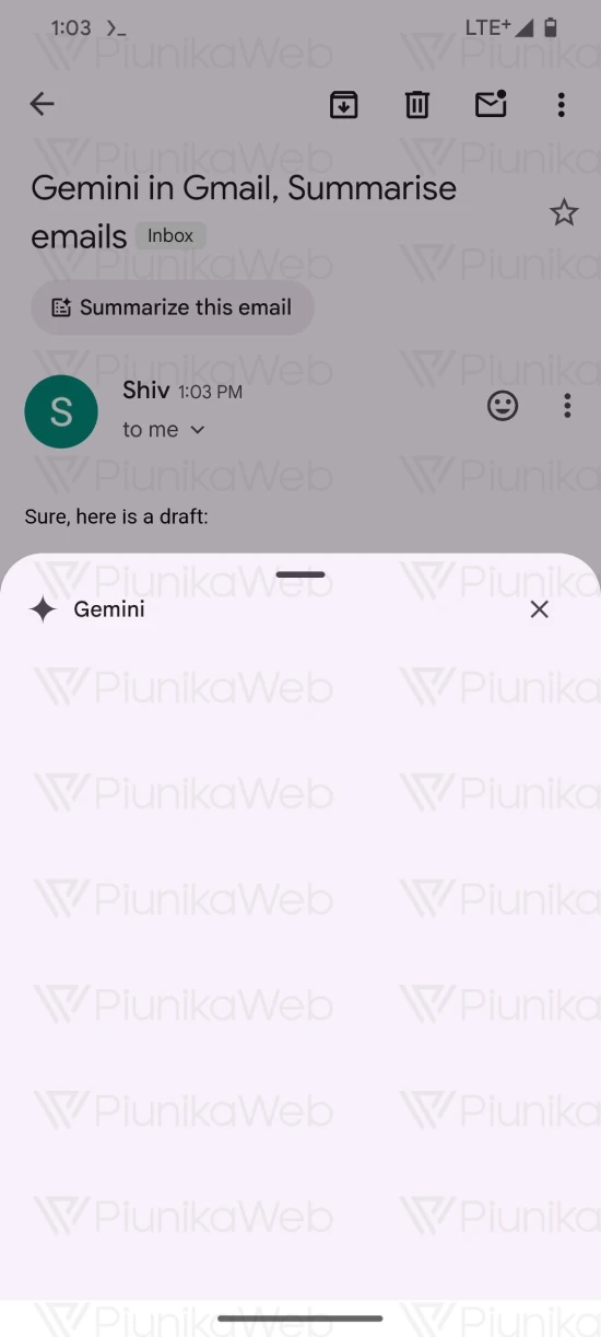 gmail dvīņu lapa ui