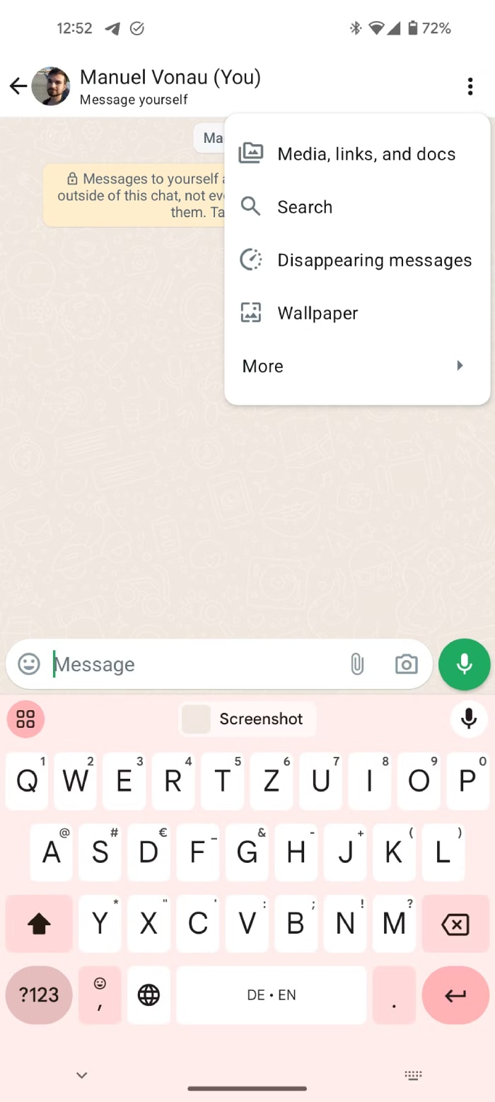 Whatsapp bezkrāsains lietotāja interfeiss (3)