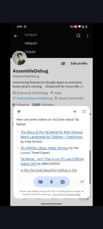 Gemini Android vairākuzdevumu veikšanai