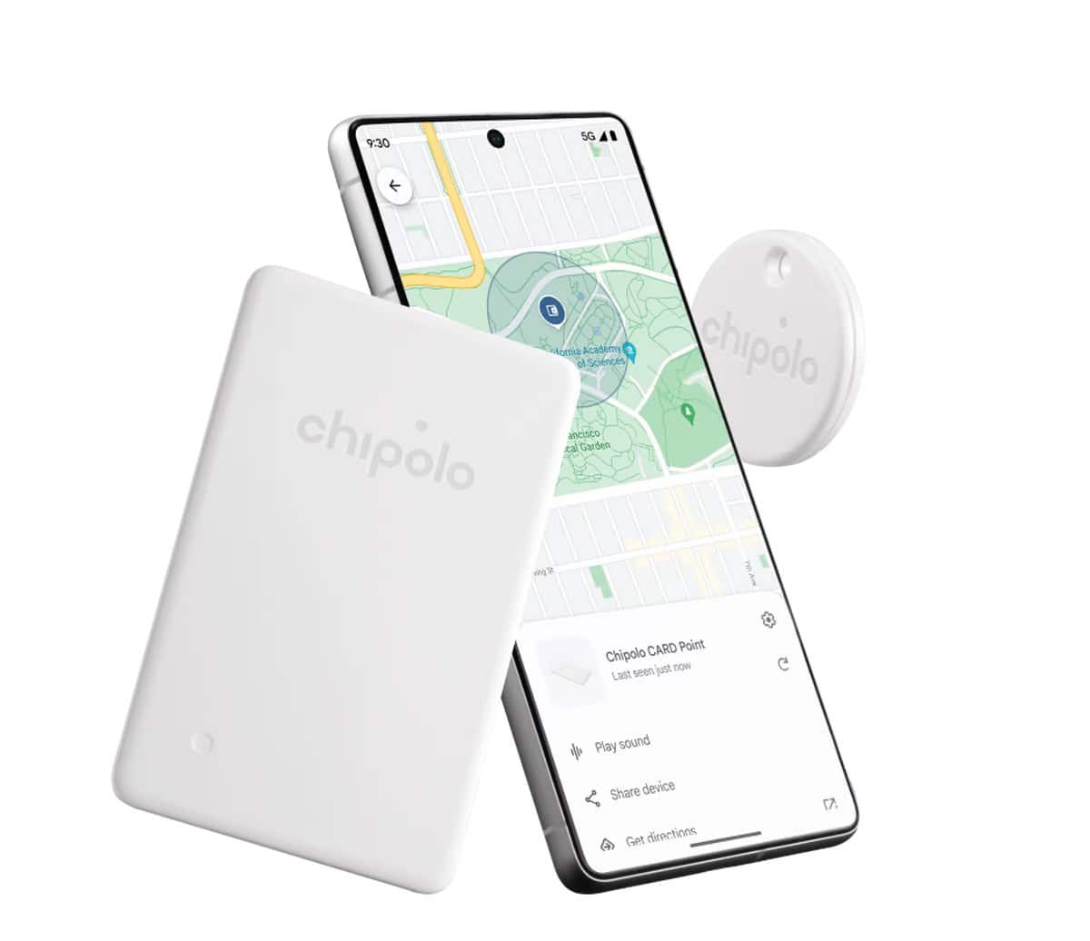 Android Find My Device izsekotājs Chipolo