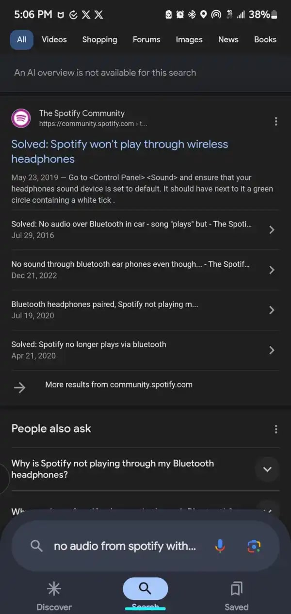 Google lietotnes apakšējā josla