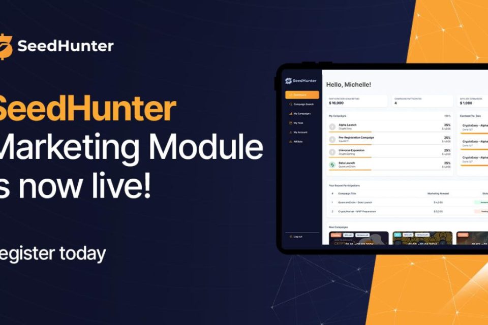 SeedHunter mārketinga modulis ir tiešsaistē — Web3 ietekmētāju kampaņas ar maksājumu stabilās monētās
