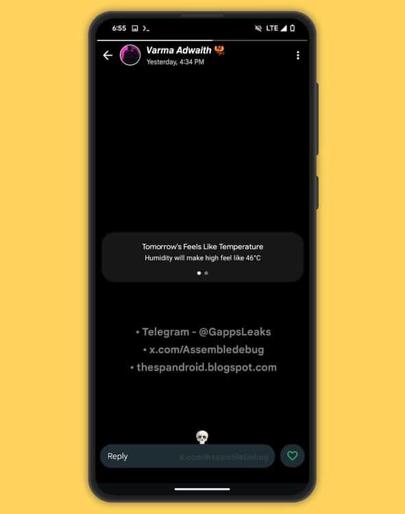 WhatsApp Patīk pogas statusa atjaunināšanas reakcijas AH