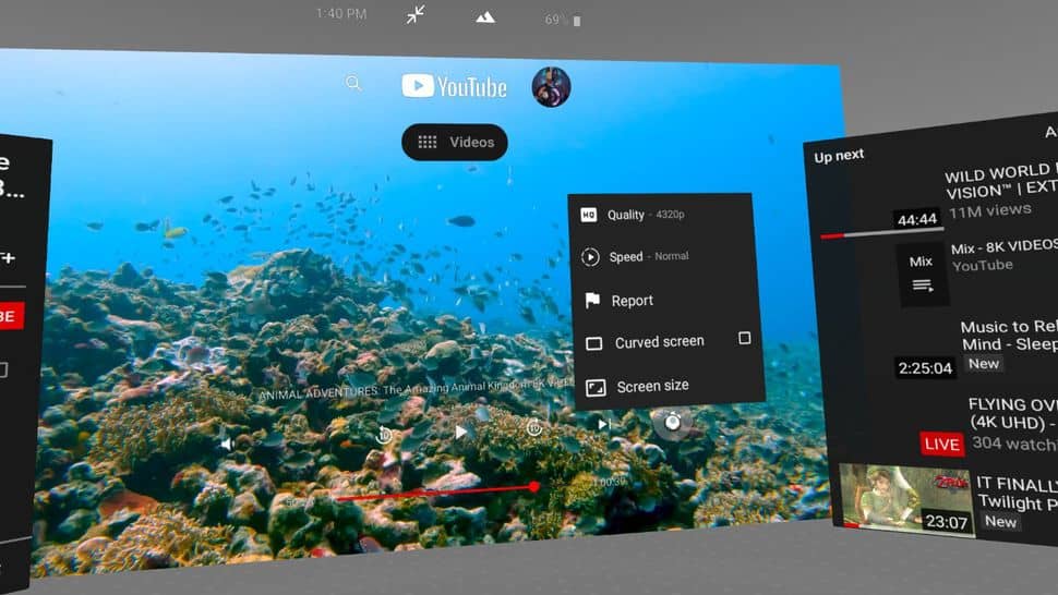 Meta Quest 3 8K straumēšana vietnē Youtube