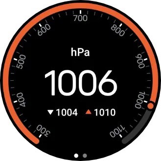 OnePlus Watch 2 atmosfēras spiediens