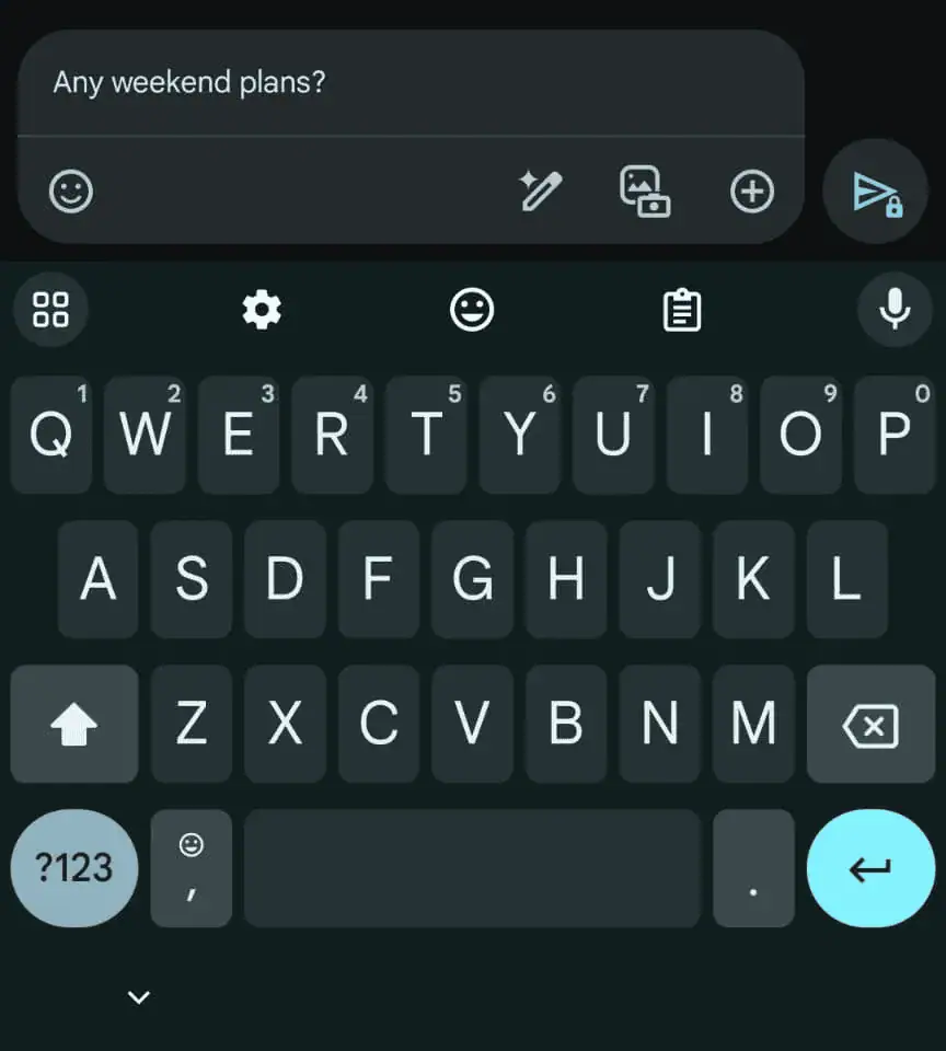 Google Messages divrindu teksta lauks 1