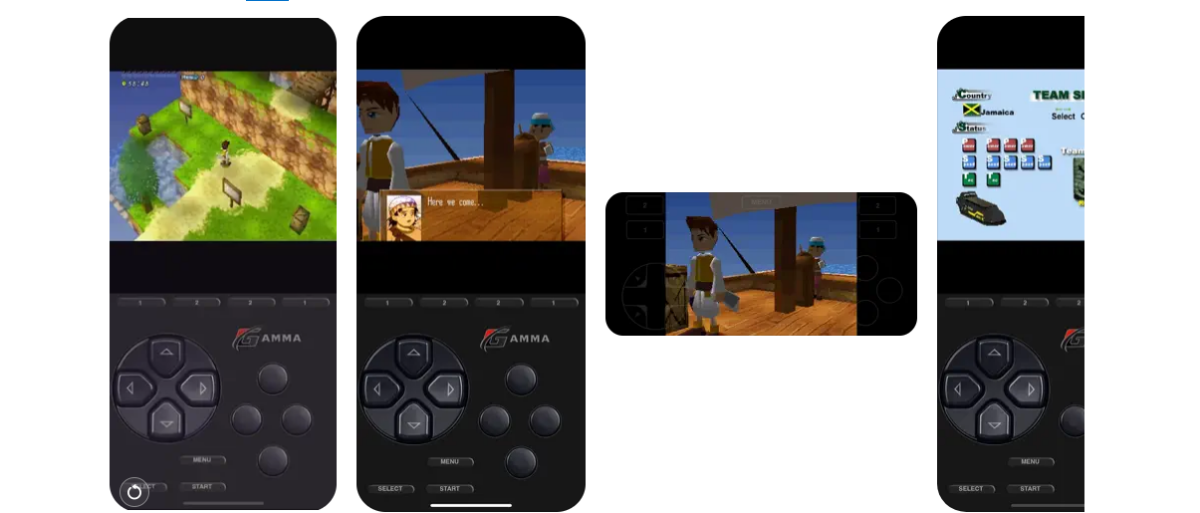 Gamma emulador Playstation iOS