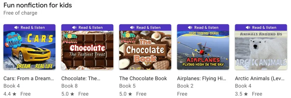 Vairāk nekā 300 e-grāmatu bērniem