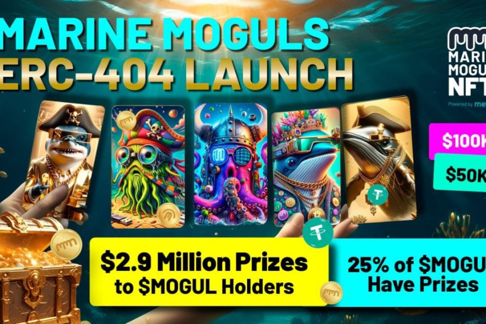Marine Moguls ERC-404 starts ar 2,9 miljonu dolāru balvām žetonu īpašniekiem