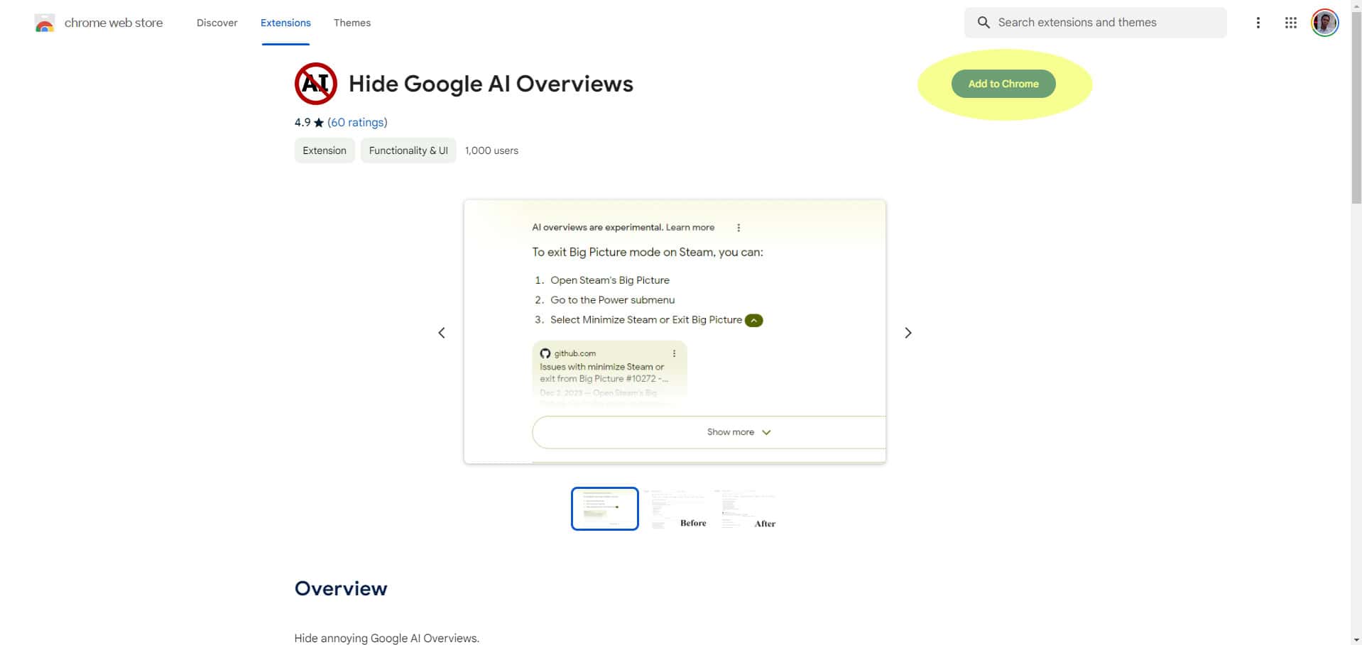 Paslēpt AI pārskatus, kā (1)
