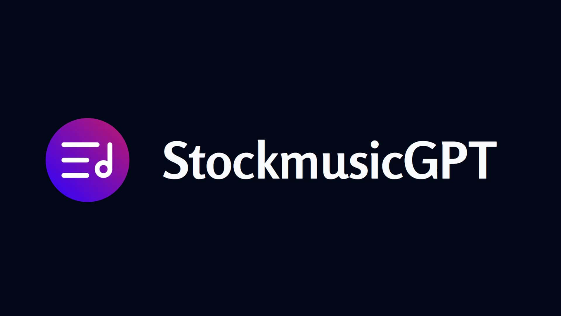 StockmusicGPT logotips