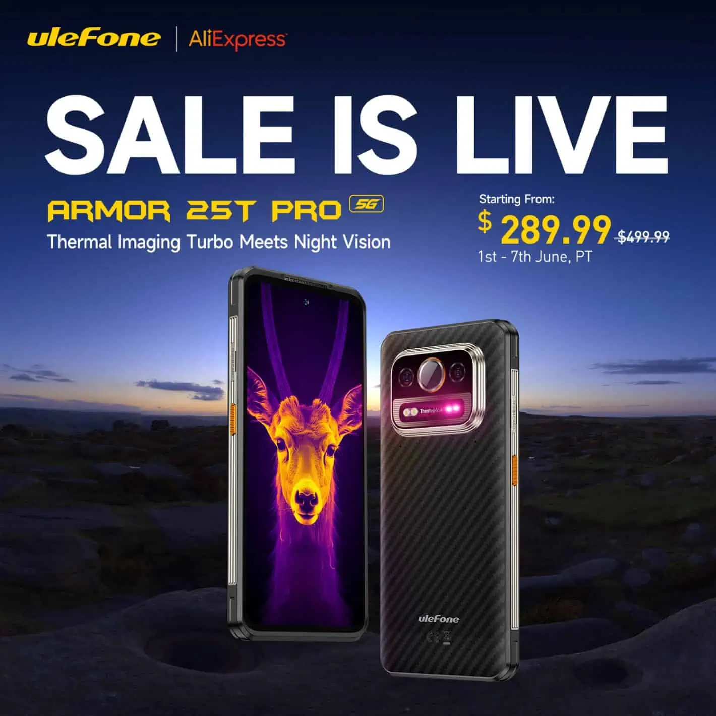 Ulefone Armor 25T Pro pirmās pārdošanas attēls 1