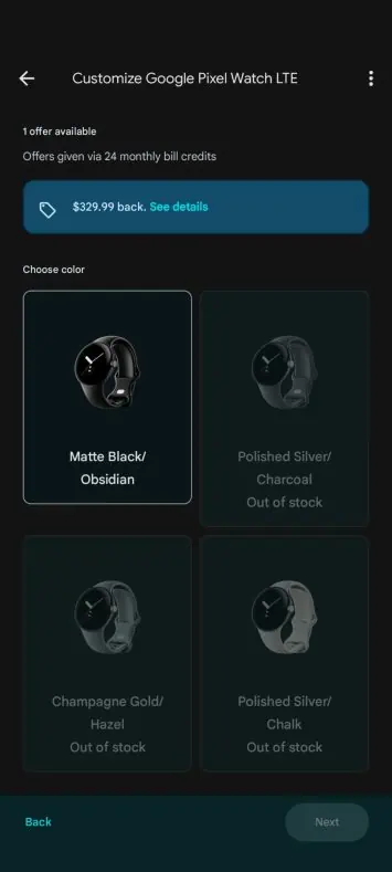 bezmaksas Pixel Watch LTE Google Fi 2