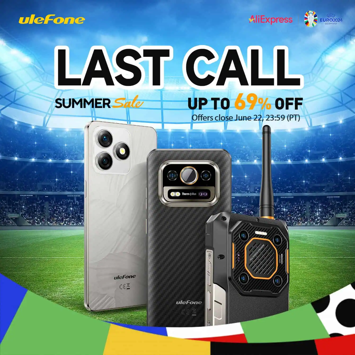 Ulefone Summer Sale 2024 pēdējais zvans