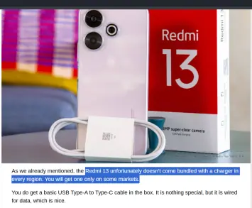 Xiaomi Redmi 13 bez lādētāja kastē 1