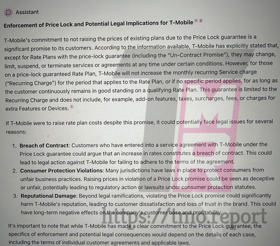 T mobilā tērzēšanas robota cenu bloķēšanas solījums 2