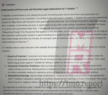 T mobilā tērzēšanas robota cenu bloķēšanas solījums 2