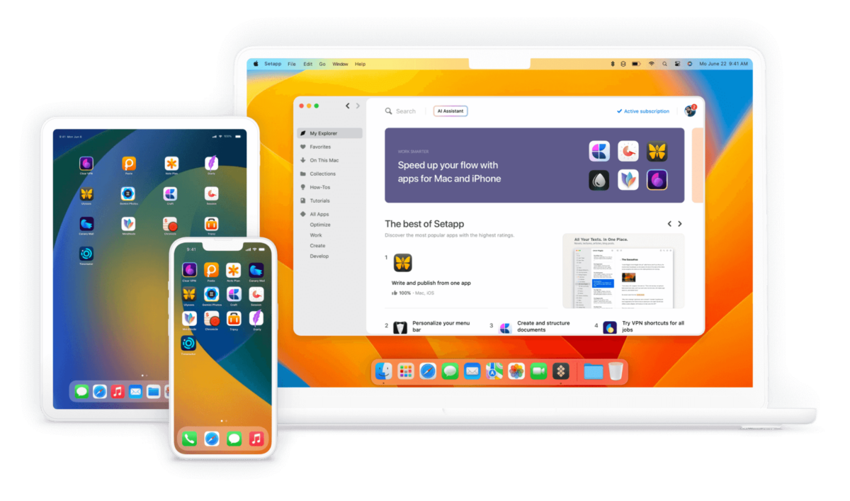 Tagad varat redzēt lietojumprogrammas, kuras Setapp piedāvā iPhone