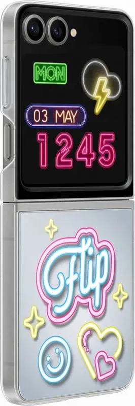 Samsung Galaxy Z Flip 6 silikona korpusa 2. attēls