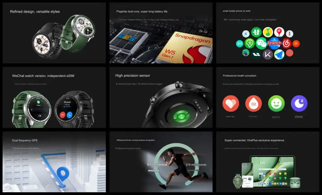 Jauns OnePlus Watch 2 attēls, Ķīnas modelis 2