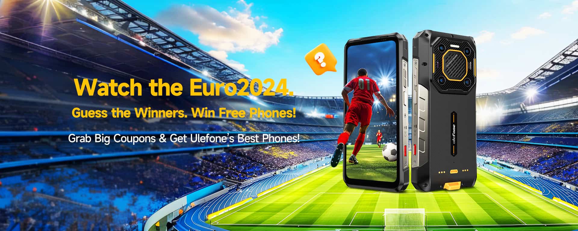 Ulefone atzīmē Euro 2024 ar dāvanu