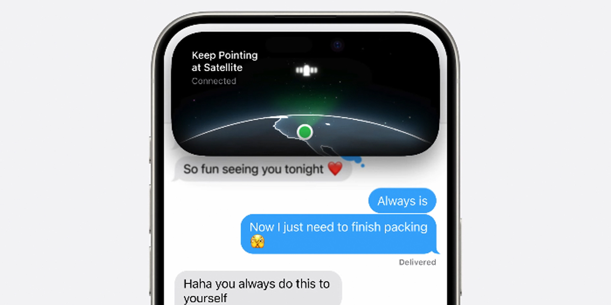 Enviar mensajes vía satélite en iMessages de iOS 18