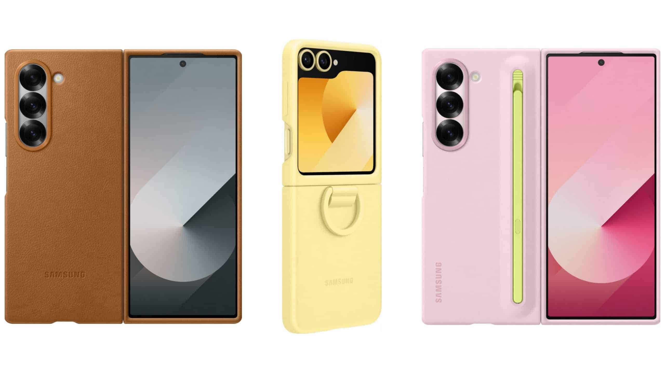 Apskatiet oficiālos Galaxy Z Fold 6 un Flip 6 korpusus