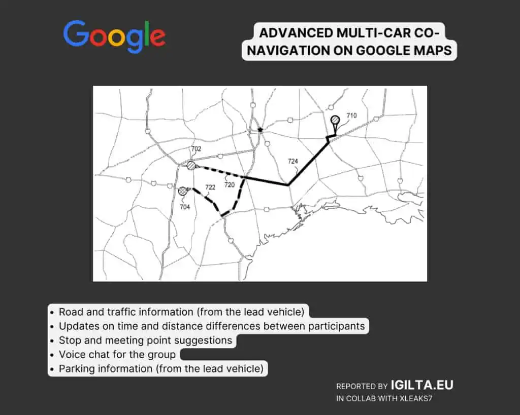 Google Maps vairāku draiveru patents