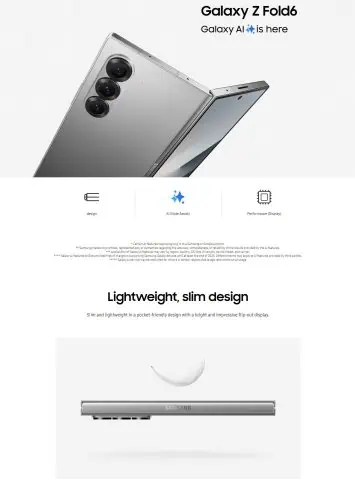 Samsung Galaxy Z Fold 6 liela noplūde 4