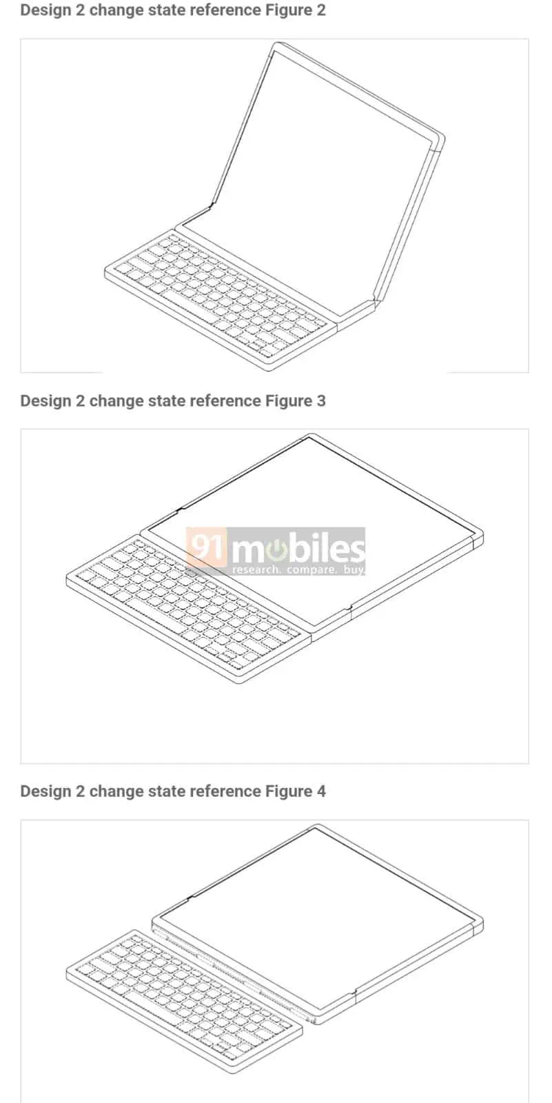 Samsung salokāma patentēta noņemama tastatūra 2