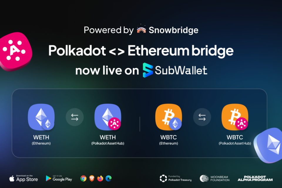 Lietošanas gadījumu paplašināšana: SubWallet integrē Polkadot tiltus un mijmaiņas darījumus ar Easy UX