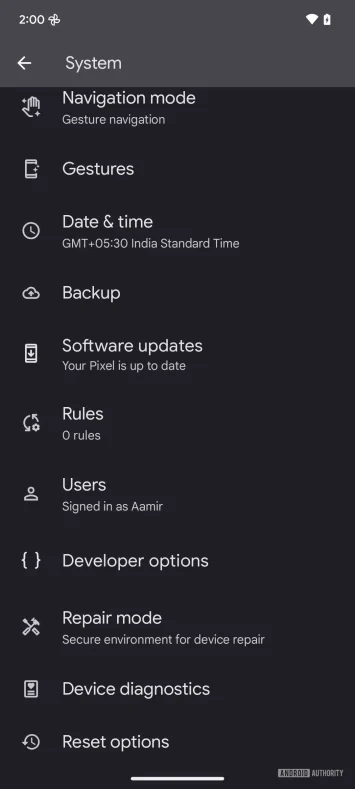 Android 15 ierīces diagnostikas rīks 1