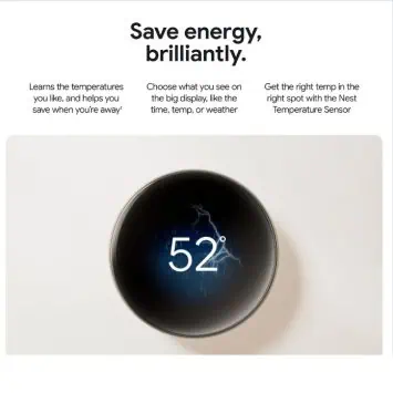 Nest Learning Thermostat 4. paaudzes reklāmas materiāls 1