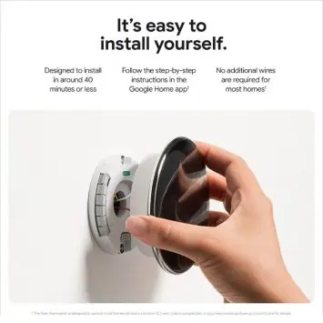 Nest Learning Thermostat 4. paaudzes reklāmas materiāls 5