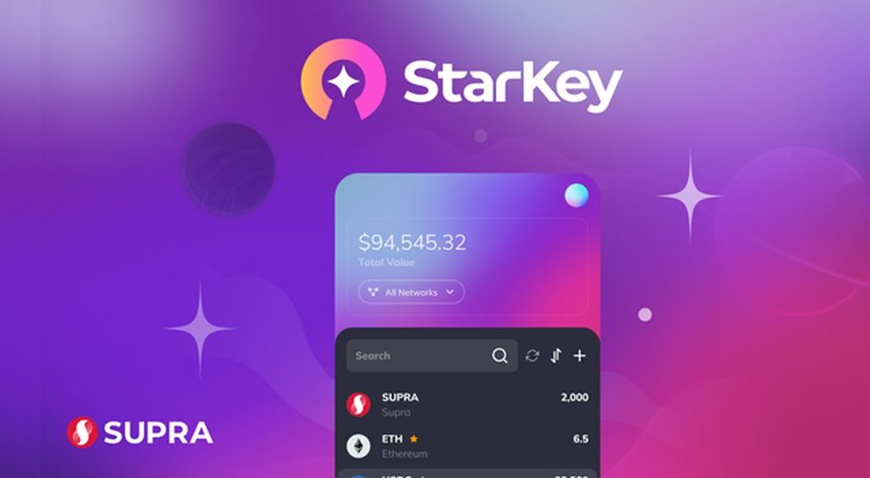 Supra izlaiž StarKey Wallet — pašpārvaldes maku, lai revolucionizētu daudzķēžu kriptovalūtu pārvaldību