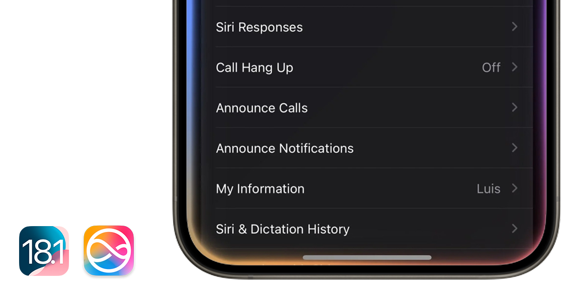 Apple Intelligence līdzekļi operētājsistēmā iOS 18.1