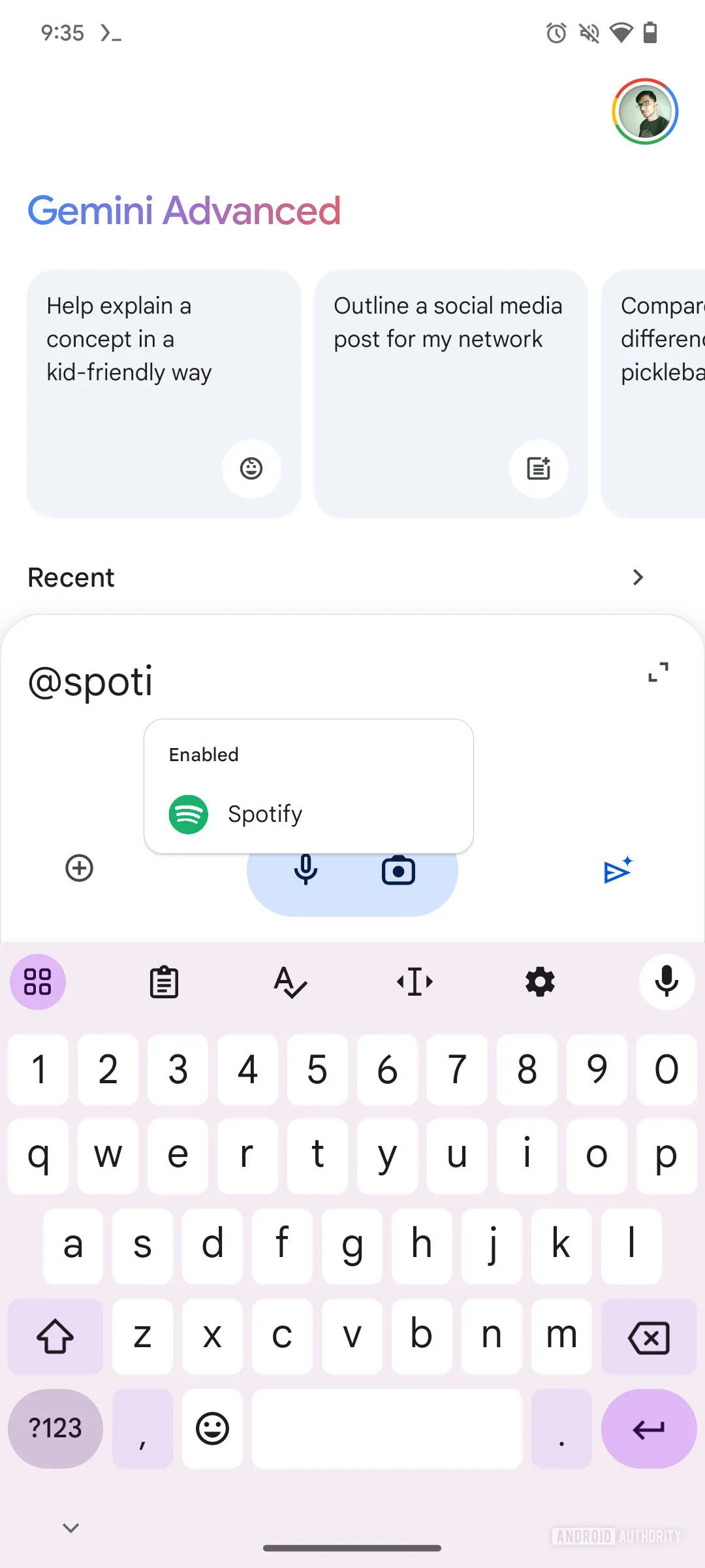 gemini spotify integrācijas paplašinājums 3