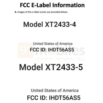 FCC sarakstā Moto G35 5G