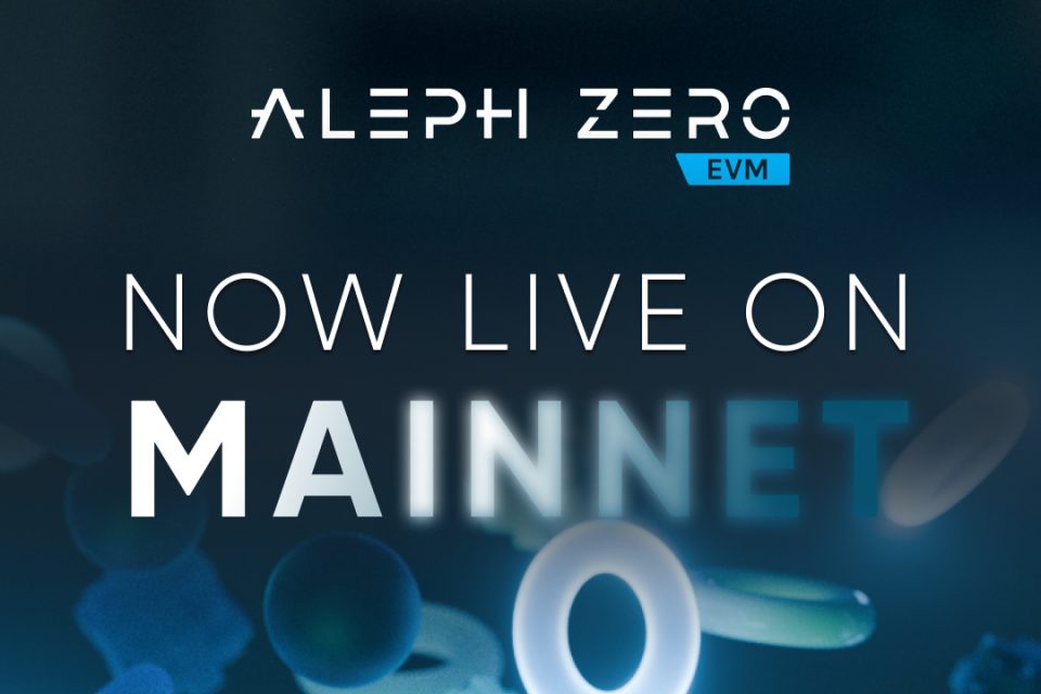 Aleph Zero izlaiž savu EVM slāni Mainnet tīklā