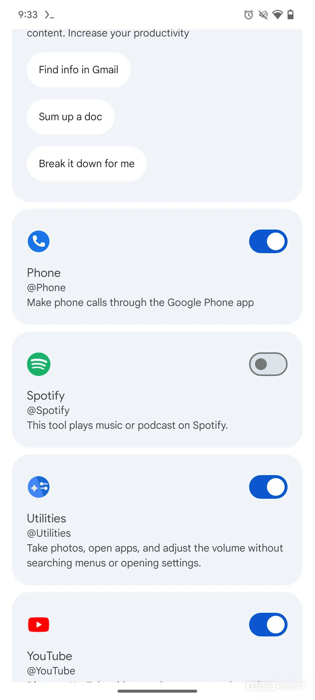 gemini spotify integrācijas paplašinājums 1