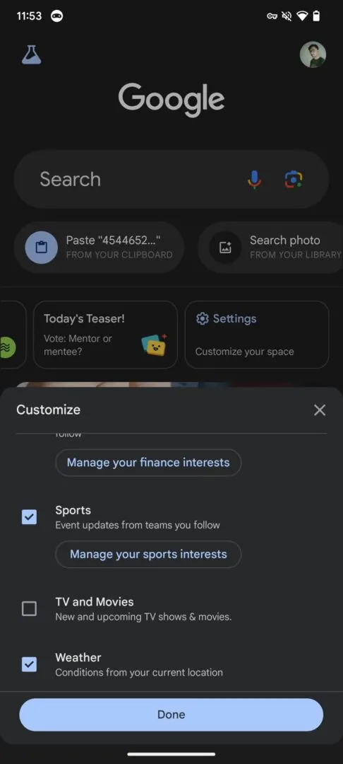 Google jūsu kosmosa filmas TV pārraides 1. kartīte